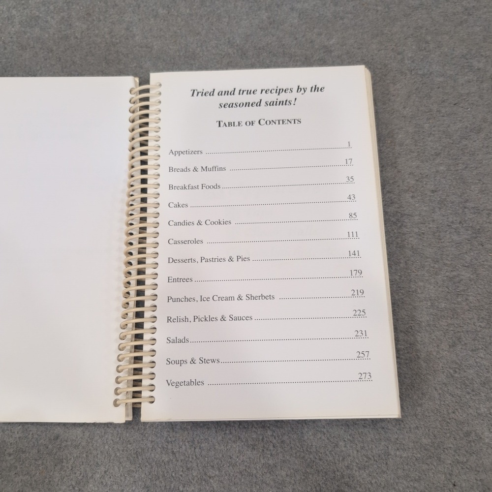 Treasured Ageless Recipes Thelma Baptist Church Senior Adults Spiral Cookbook - Picture 2 of 2